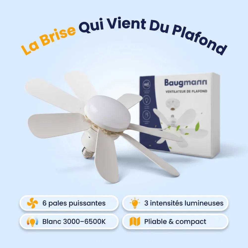 Ventilateur de plafond - Refroidissez votre chambre pendant la canicule