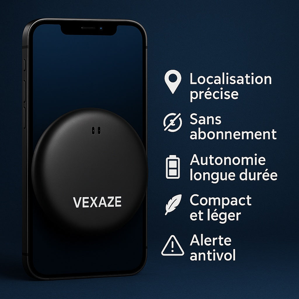 GP90 - Tracker GPS précis sans abonnement (Android/Apple)