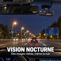 Dash Cam 4K UHD Recording Car Camera DVR Night Vision Video Recorder Built-In Wi-Fi Support GPS 24H Parking