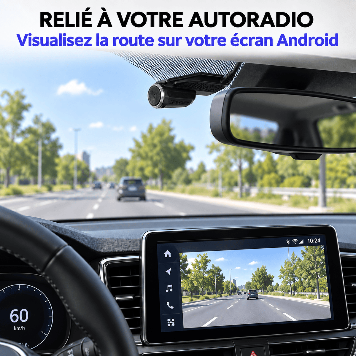 Vexaze Caméra DVR USB pour Autoradio Android
