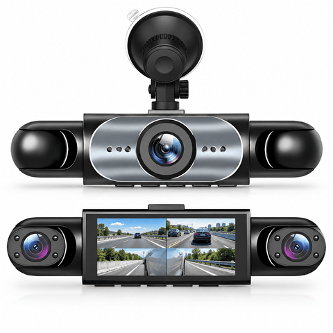 My Store Dashcam 4 Canaux 360° 1080p avec Vision Nocturne
