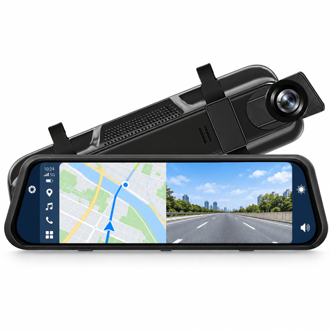 Vexaze Dashcam Rétroviseur 4K 10″ avec CarPlay et Android Auto