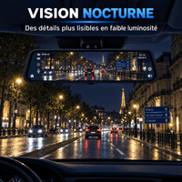 Vexaze Dashcam Rétroviseur 4K 10″ avec CarPlay et Android Auto