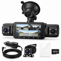 Vexaze Dashcam Wi-Fi 4 Canaux 1080p