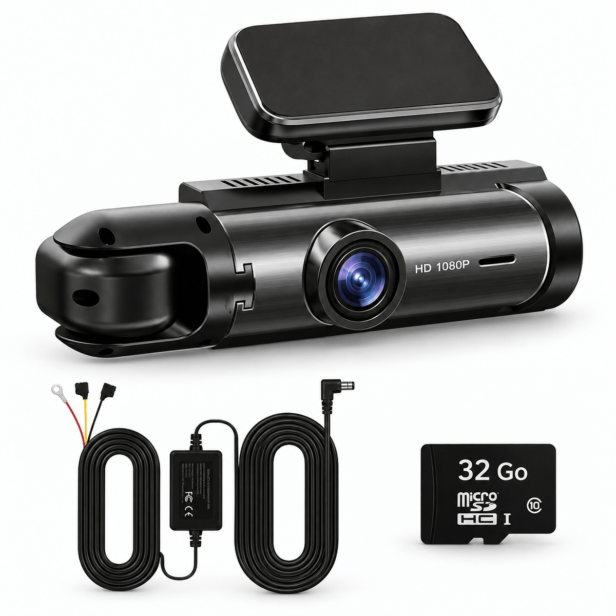 Vexaze Dashcam Wi-Fi Double Caméra 1080p – Route et Habitacle