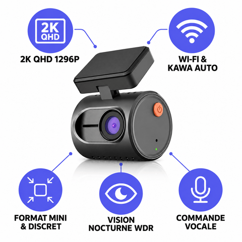 Vexaze Mini Dashcam KAWA Mini 3 2K Wi-Fi