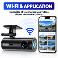 Vexaze Mini Dashcam Wi-Fi 2K/4K